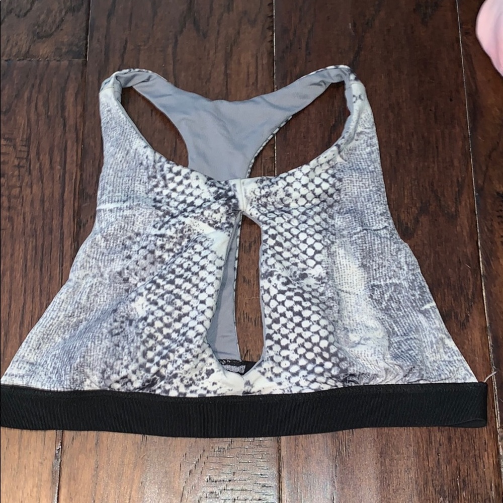 Snake skin swimsuit top
